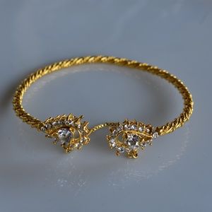 Set of 2 Golden and silver bracelets